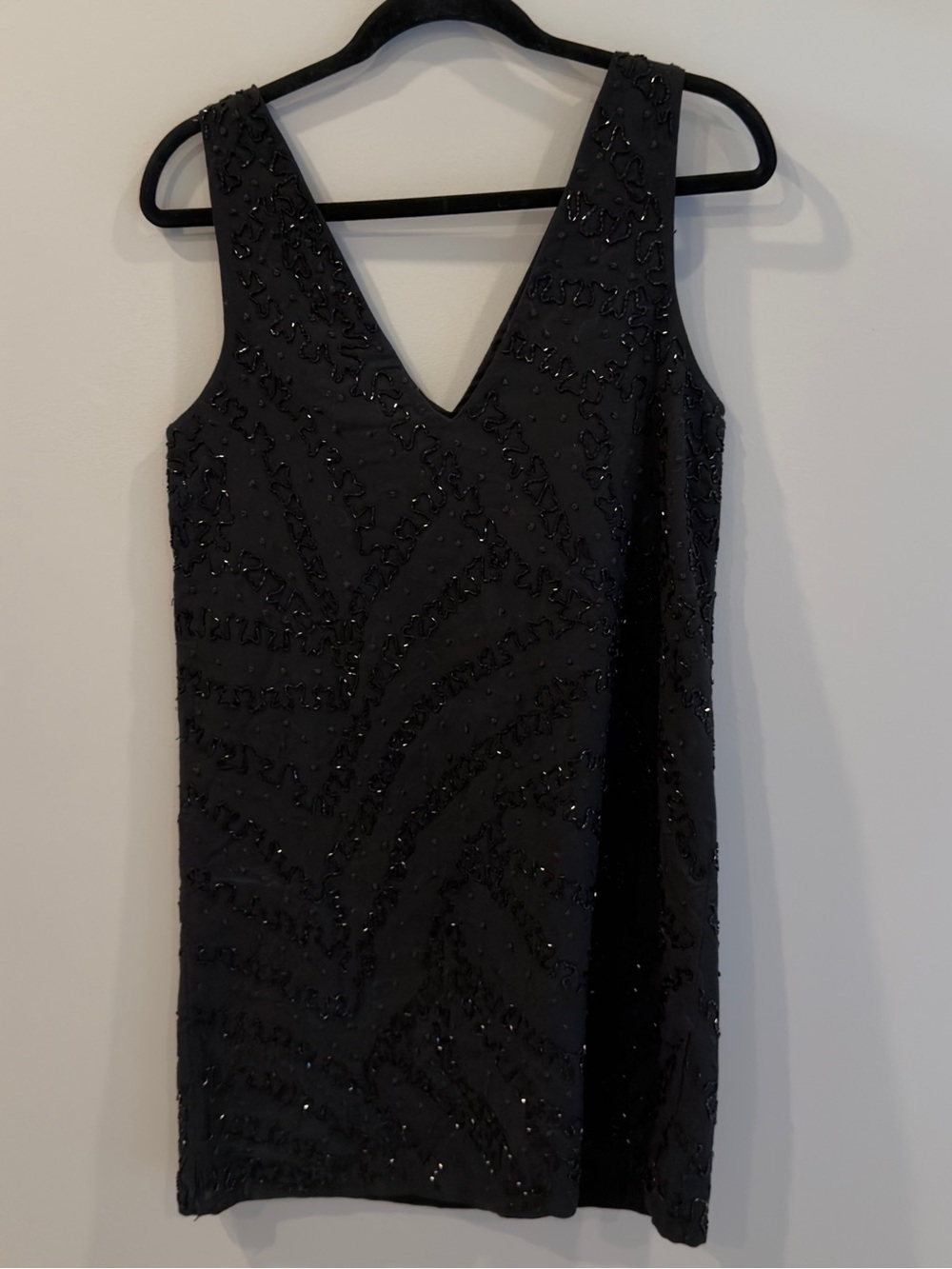 Mango suit hand embroidered dress